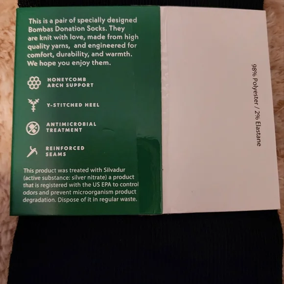 🆕 Bombas Socks - Picture 2 of 3
